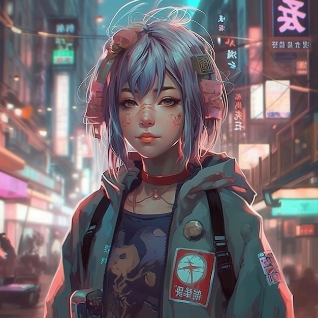 Lofi anime girl