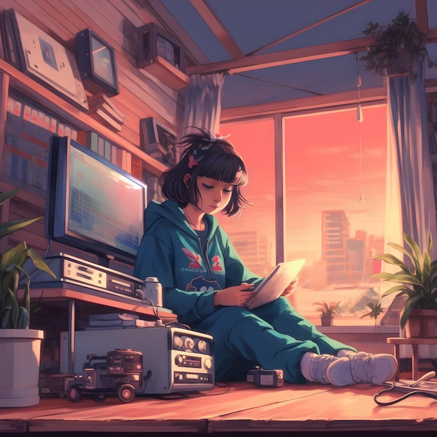 Lofi 배경 이미지