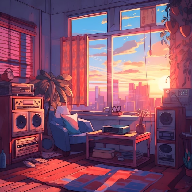 Lofi 배경 이미지