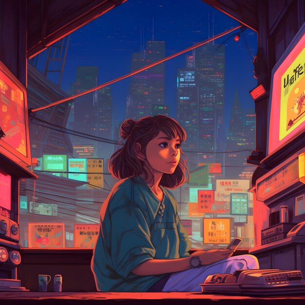 Lofi 배경 이미지