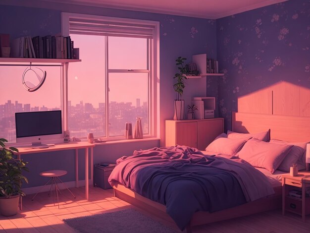 Lofi Bedroom Backgrounds