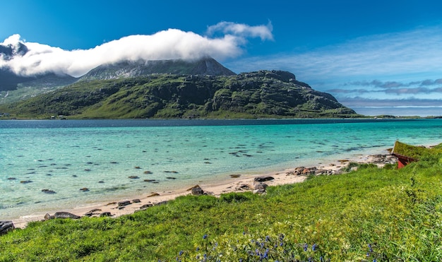 Lofoten Archipelago in Nordland County Norway