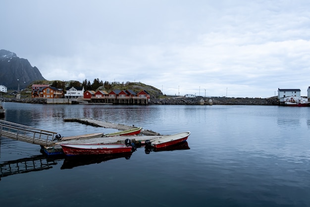 Lofoten Noorwegen dorp