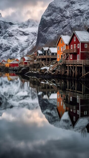 lofoten in Norway landscape