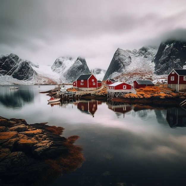 lofoten in Norway landscape