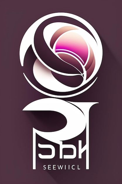 Photo logo of beauty service incorporating eyelashes long lashes forming letter b closed eyes