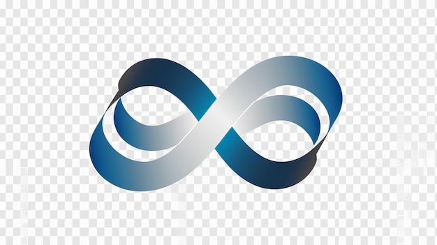 a logo for the brand of infinity on a transparent background