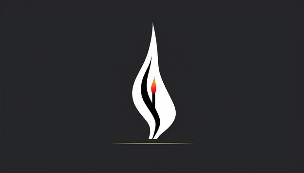 Photo a logo for a candle company