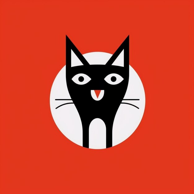 Logo cat illustration