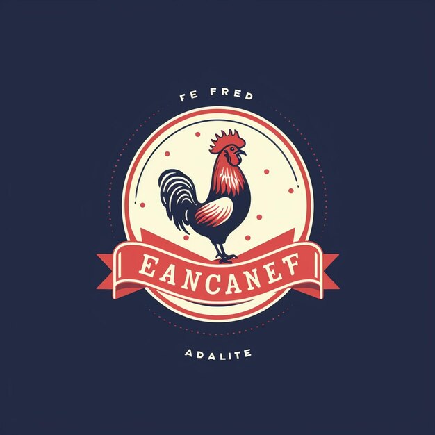 A logo for the chicken by the flamboy