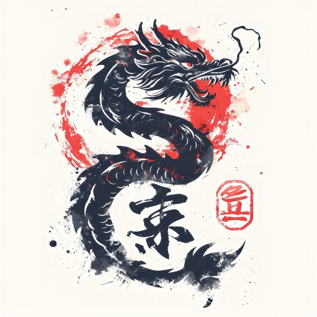 中国の新年のロゴ