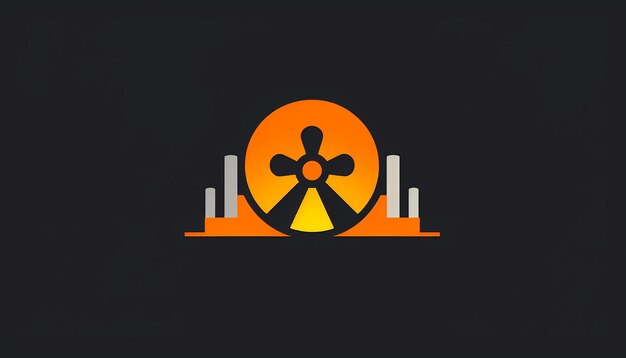 Photo logo of the company that repairs devices nuclear power plant