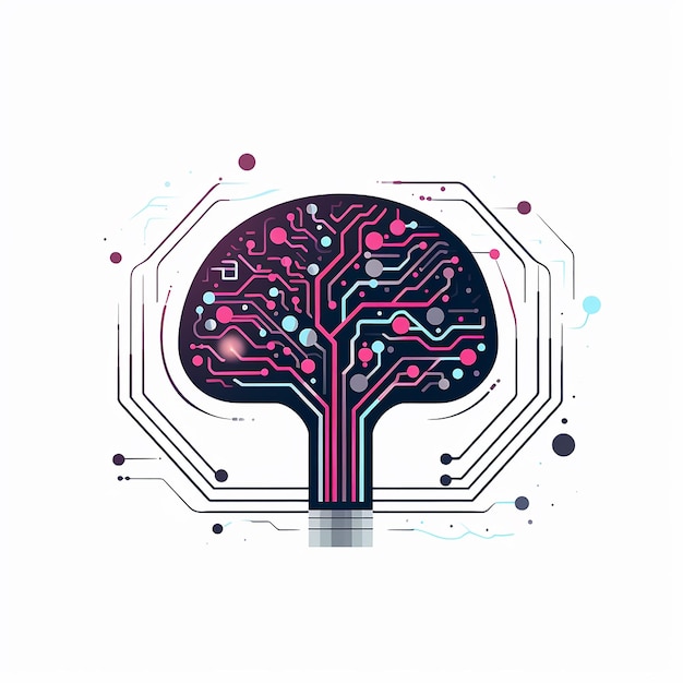 Logo Design Combining Brain and Computer Simple yet Dynamic