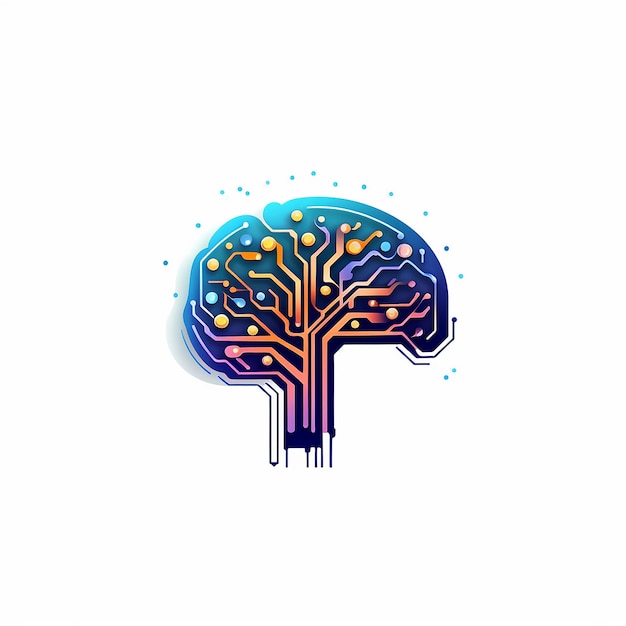 Logo Design Combining Brain and Computer Simple yet Dynamic