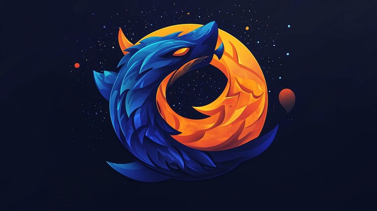 Photo logo design illustration