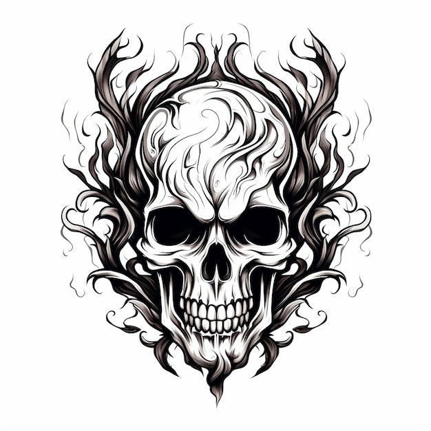 Logo Design with Skull