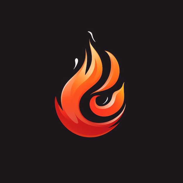 Foto un logo di un incendio
