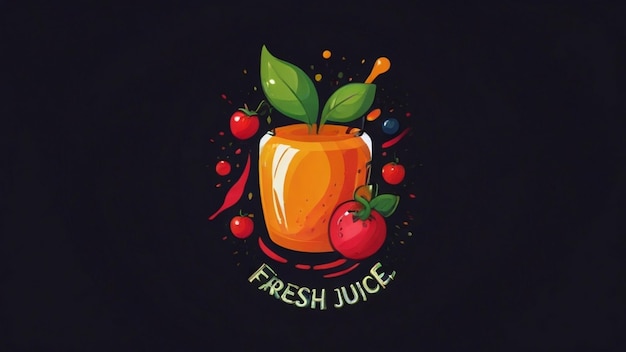 Foto un logo per il succo fresco