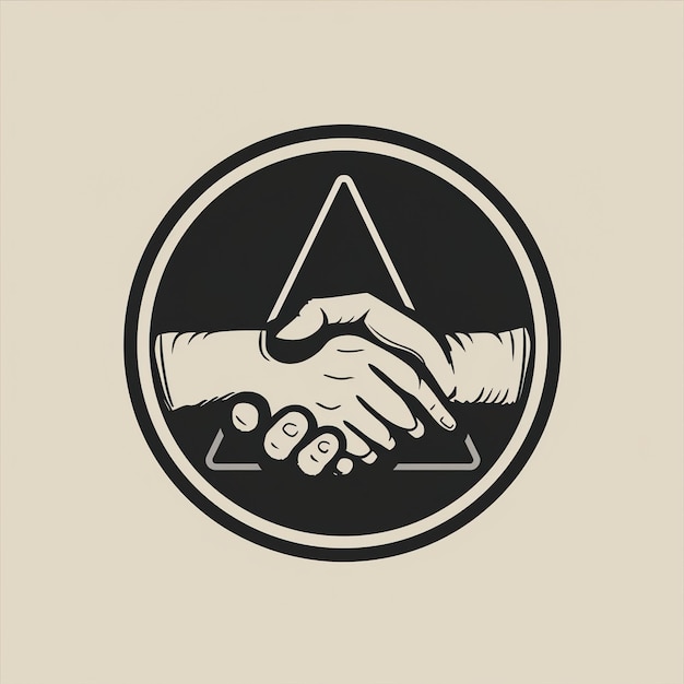 Photo logo hand shake