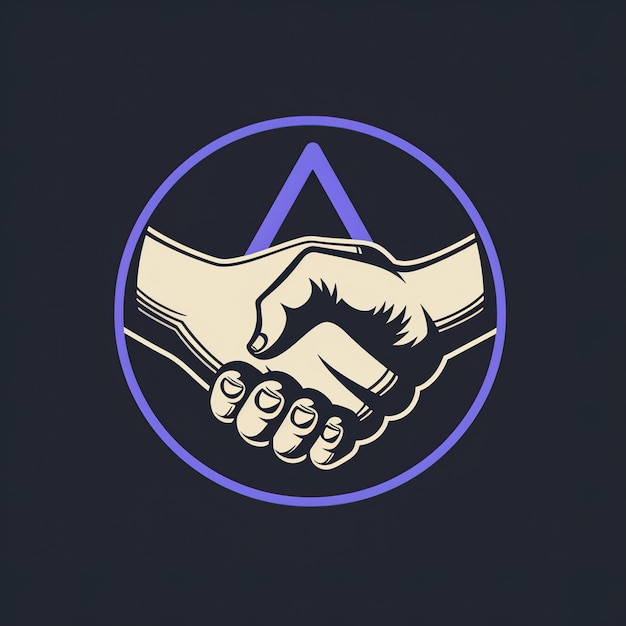 Photo logo hand shake