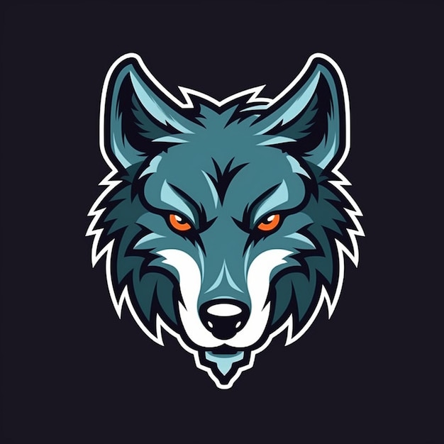 Premium AI Image | logo icon wolf mascot22