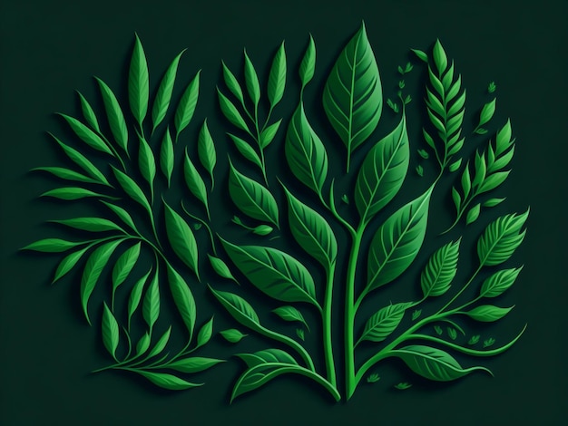 logo leaves tea farm