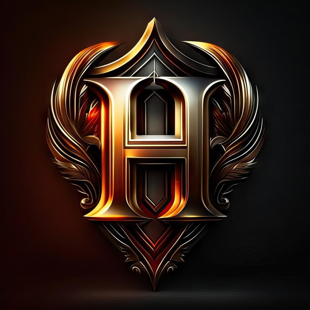 Photo logo letter h