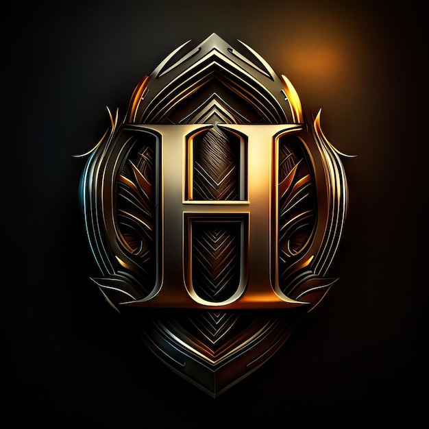 Photo logo letter h