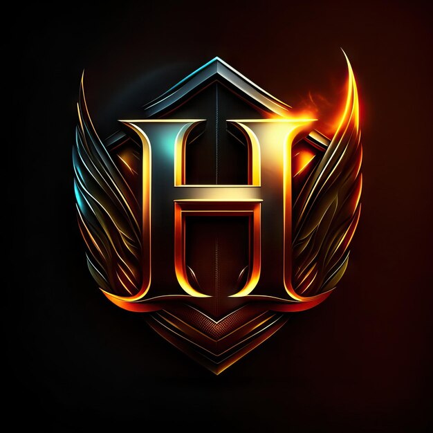 Photo logo letter h