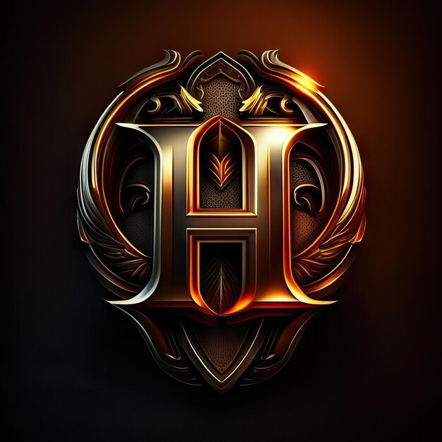 Photo logo letter h