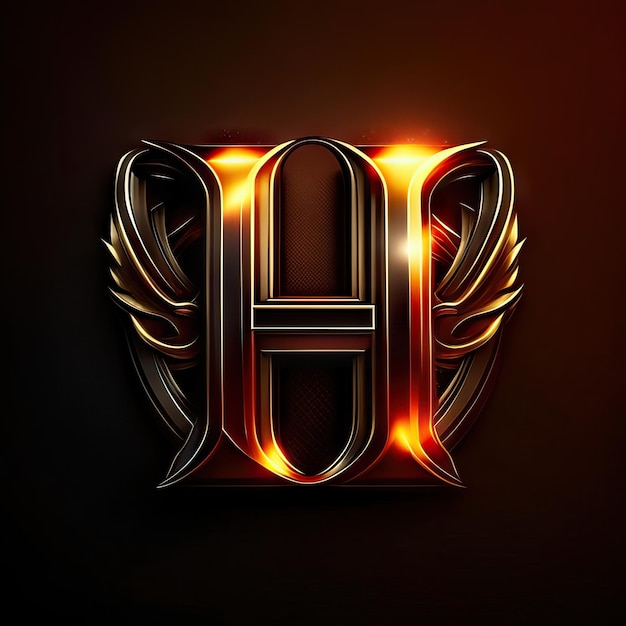 Photo logo letter h