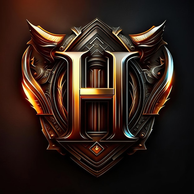 Photo logo letter h