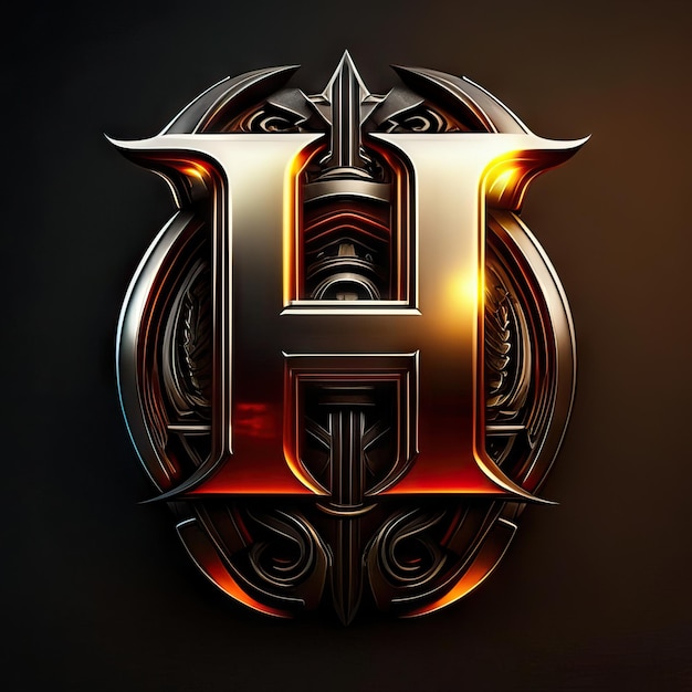 Photo logo letter h