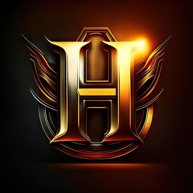 Photo logo letter h