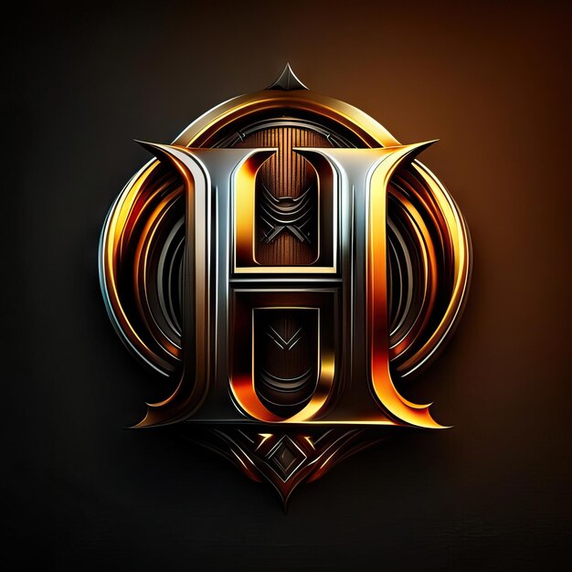 Photo logo letter h