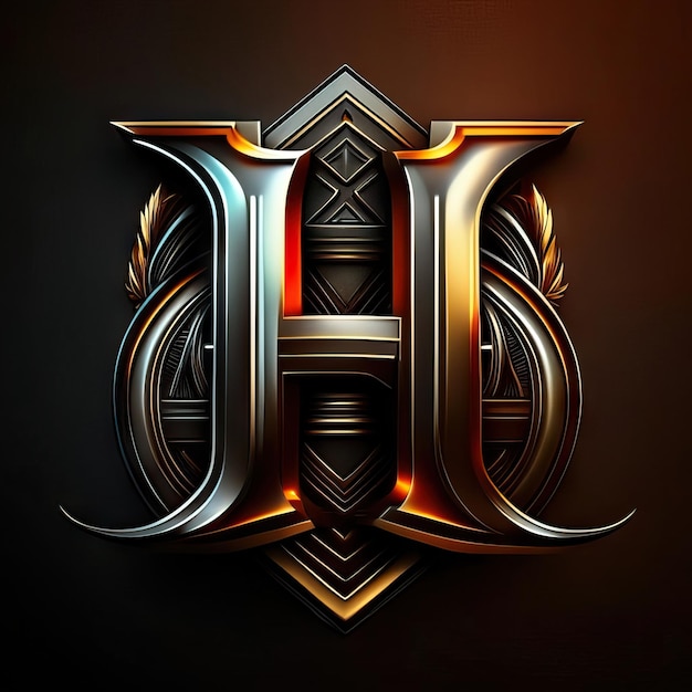 Photo logo letter h