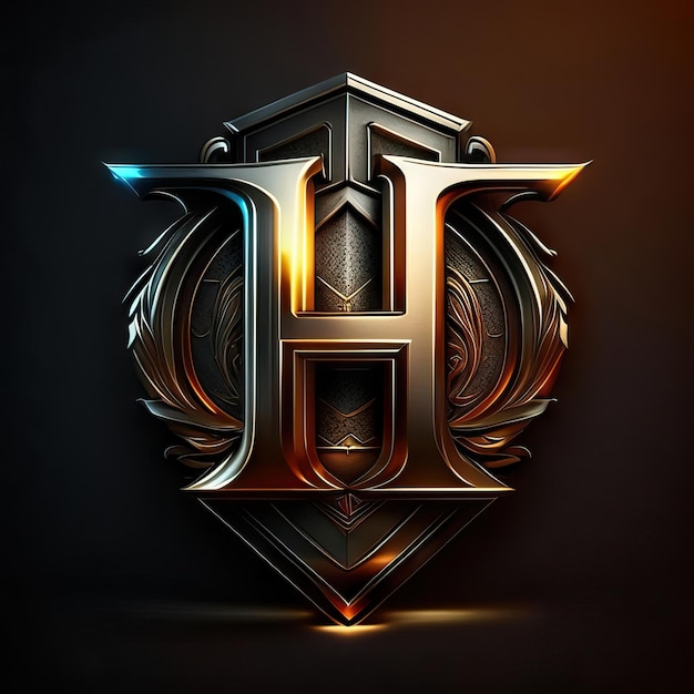 Photo logo letter h