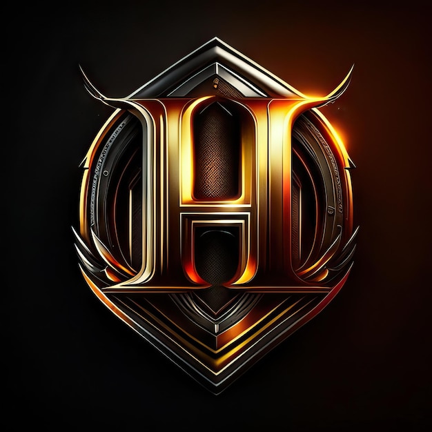 Photo logo letter h