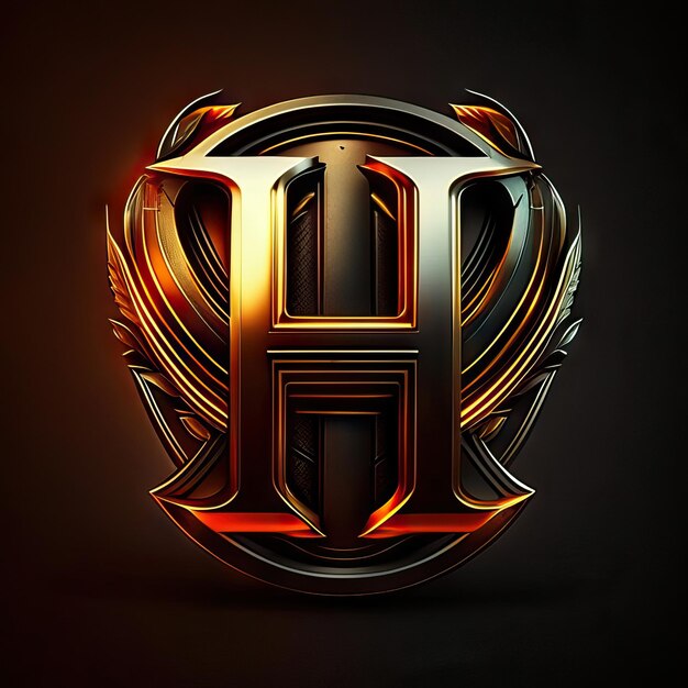 Photo logo letter h