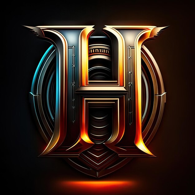 Photo logo letter h