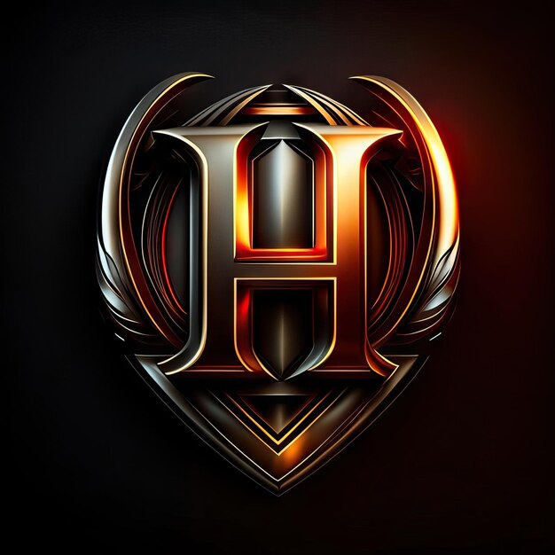 Photo logo letter h