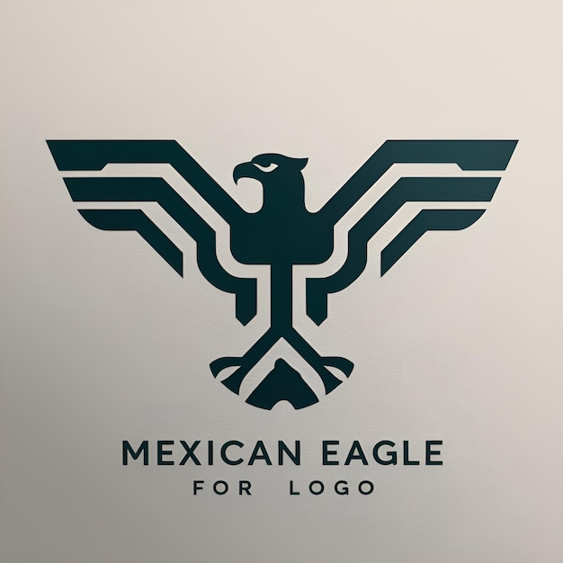 a logo for mexican eagle for a tattoo