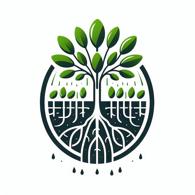 a logo for Microgreens