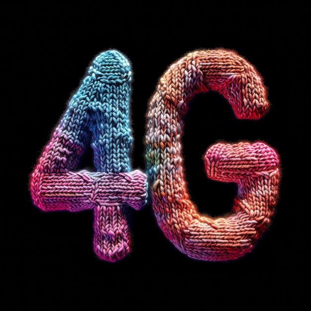 写真 2文字のロゴ4g (ニットスタイル)