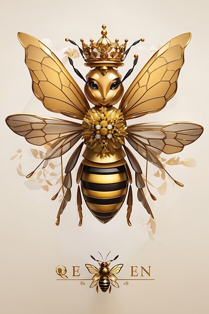 ロゴには女王蜂が描かれています