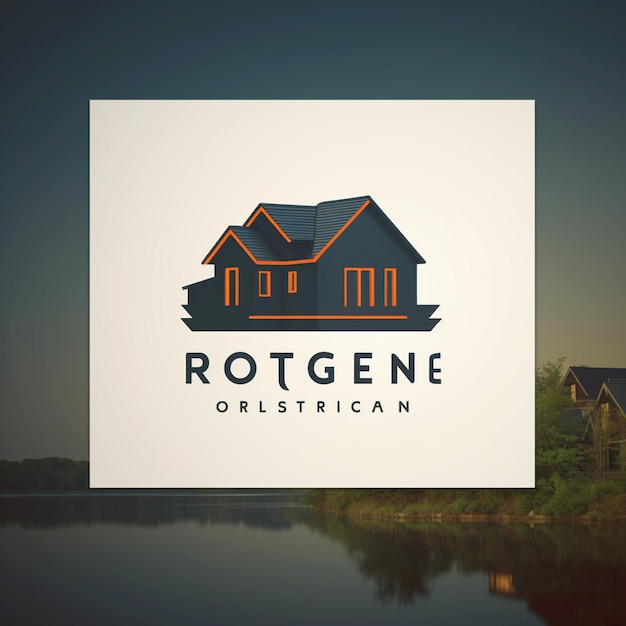 Logo for a real state company residential home