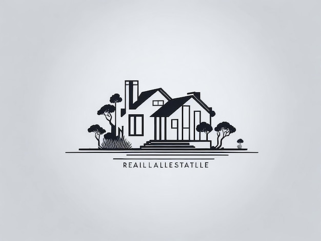 Photo logo template real estate apartment condo house rental business brand branding logotype com