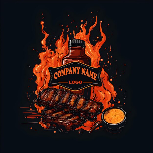 Logo van de BBQ Ribs Company