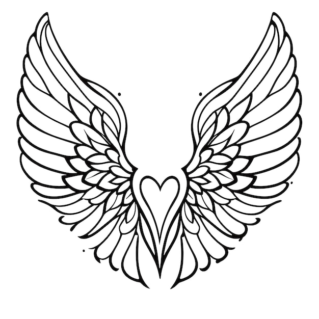 Foto logo van de engelvleugels