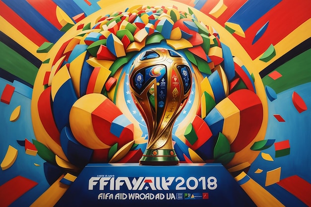 Foto logo van de fifa world cup